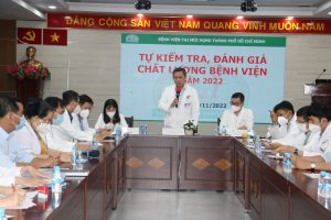 Bệnh viện Tai Mũi Họng tự kiểm tra, Đánh giá chất lượng năm 2022 - Bệnh viện Tai Mũi Họng TPHCM